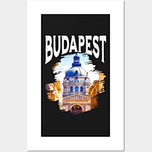 Vintage travel budapest Posters and Art